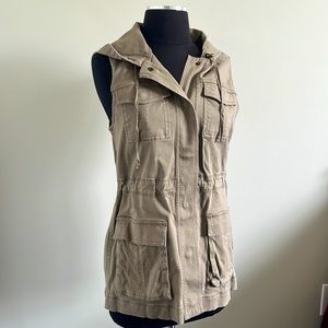 Canvas Hooded Vest